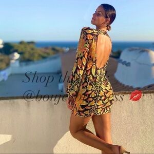 ZARA Printed Mini Dress